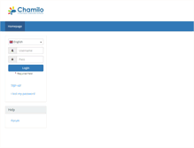 Tablet Screenshot of chamilo.beeznest.com